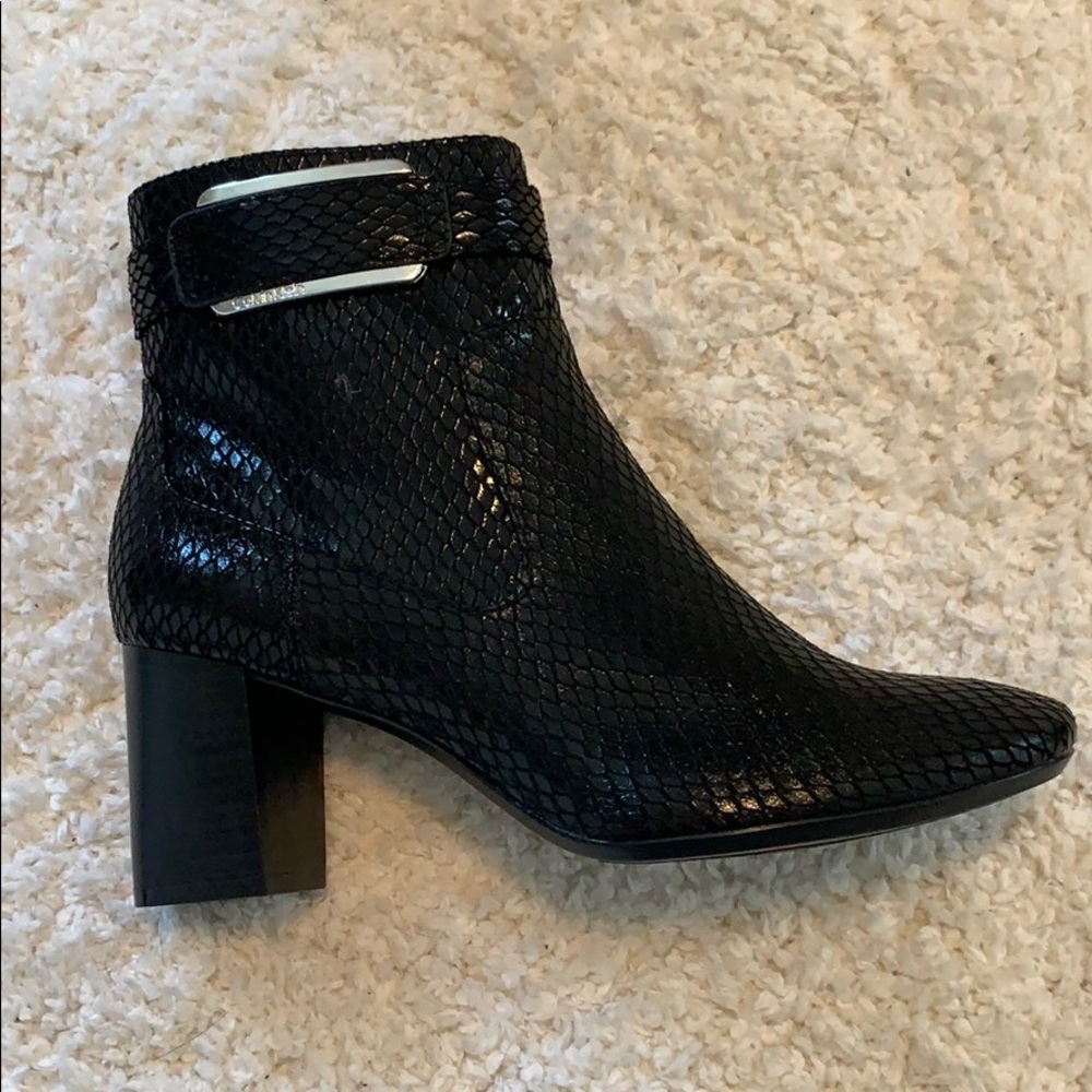 Calvin Klein Black Booties - Never Worn!